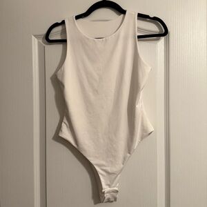White tank top bodysuit